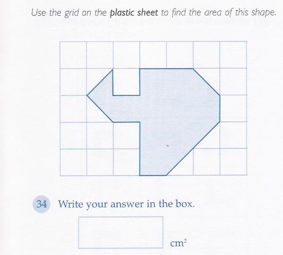 Ask students to find the area of some common flat surfaces of squares and rectangles found in the classroom using Base 10 material. Count the number of squared centimetres.