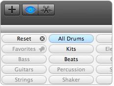 GarageBand includes a loop browser that lets you try out, or "audition," loops and a timeline where you can arrange loops into a song. Try out the loops included with GarageBand 1.