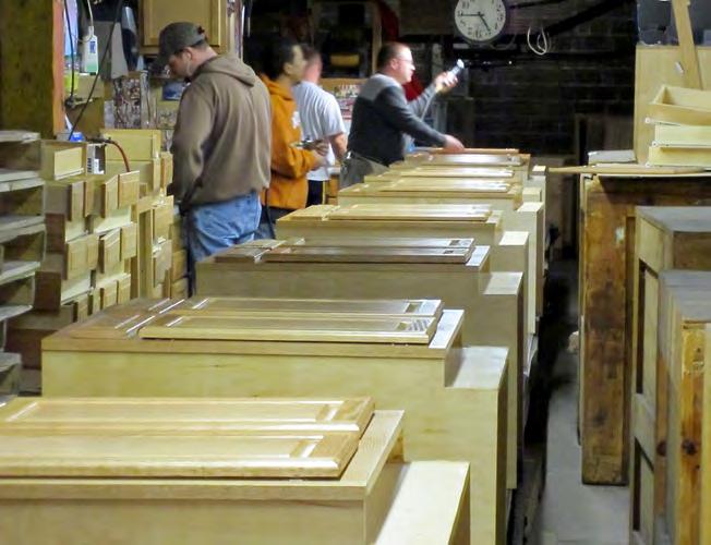 Our employees are craftsmen with a personal commitment to the quality of our cabinets.