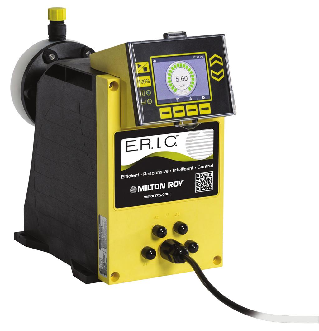 A comprehensive product offering: E.R.I.C. series flow rates extend from 0.006 to 18 GPH (0.