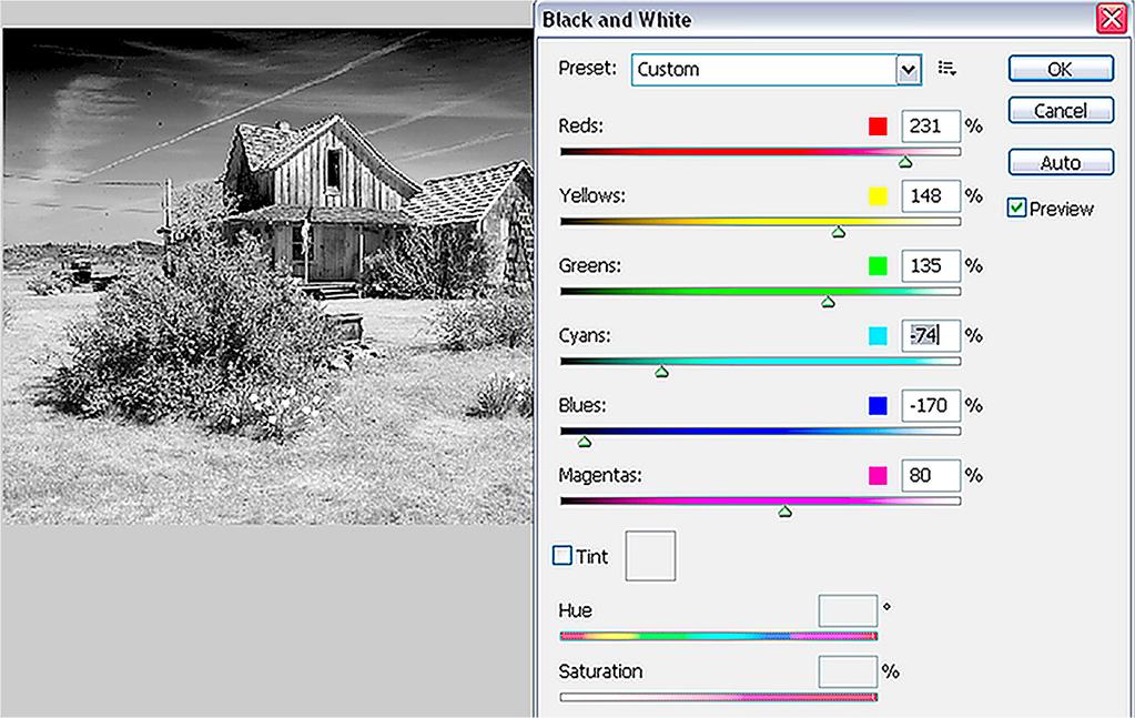 Simulating a Polarizing Filter Page 4 5. Now comes the magic part In the Layer Mode field of the Layers Pallet, change the Mode from Normal to Luminosity.