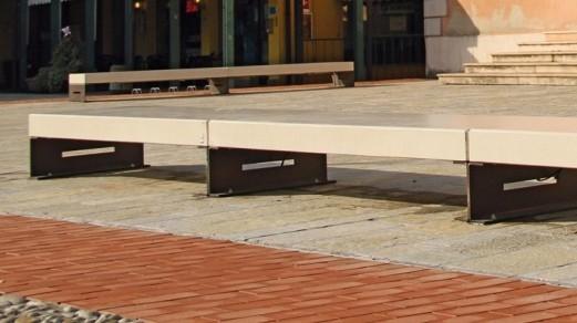 Benches BENCH COMODA Concrete single-block bench,