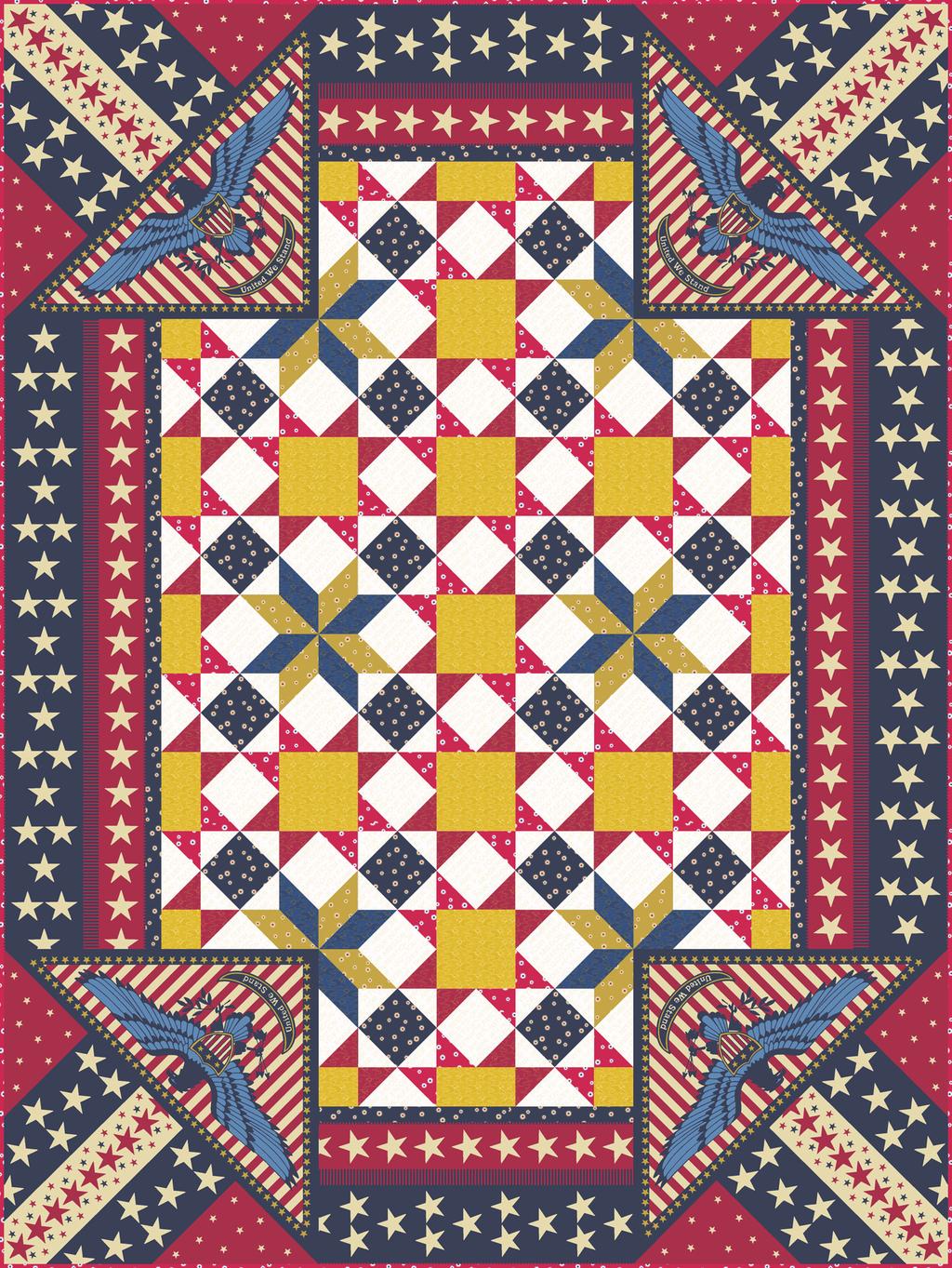 Patriotic for Quilts of Valor RS Y