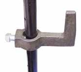 screw holds hook firmly in place Single Screed