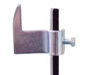 screw holds screed hook firmly in place Sturdy cast