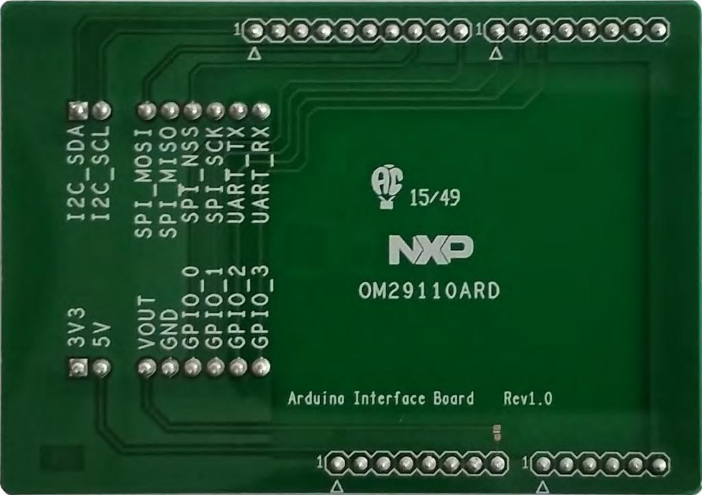 Fig 7. OM29110ARD Arduino Interface Board 2.