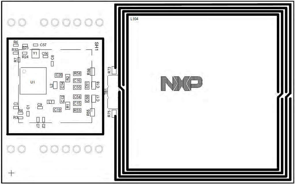 3.2 Layout 3.2.1 Components layers Fig 10. PN7150 NFC Controller Board Top components layers Fig 11.