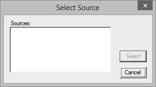 Importing Imge Dt Importing imge from the clipord 4 From the [Sources] list, click the desired device to select it. Click [Select]. 1 Click the [Imge] t.