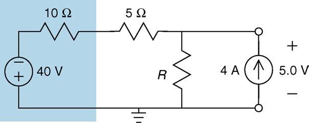 Figure 22 The circuit from Figure 21 after doing a source transformation.