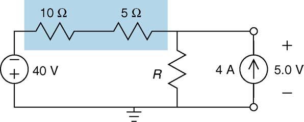 Figure 24 The circuit from Figure 23 after replacing series resistors with