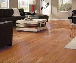 flooring with lightly textured surface in 2-1/4 or