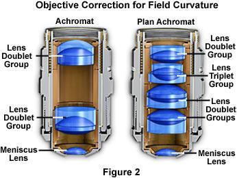 Plan objectives Corrected for field curvature More complex design Needed for most