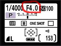 APERTURE SETTING ON YOUR DIGITAL CAMERA 4 We recommend for at least a week, set your camera to Aperture priority until you fully understand what this setting does.