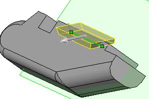 Step 3 Select Extrude Cut as shown Rename the