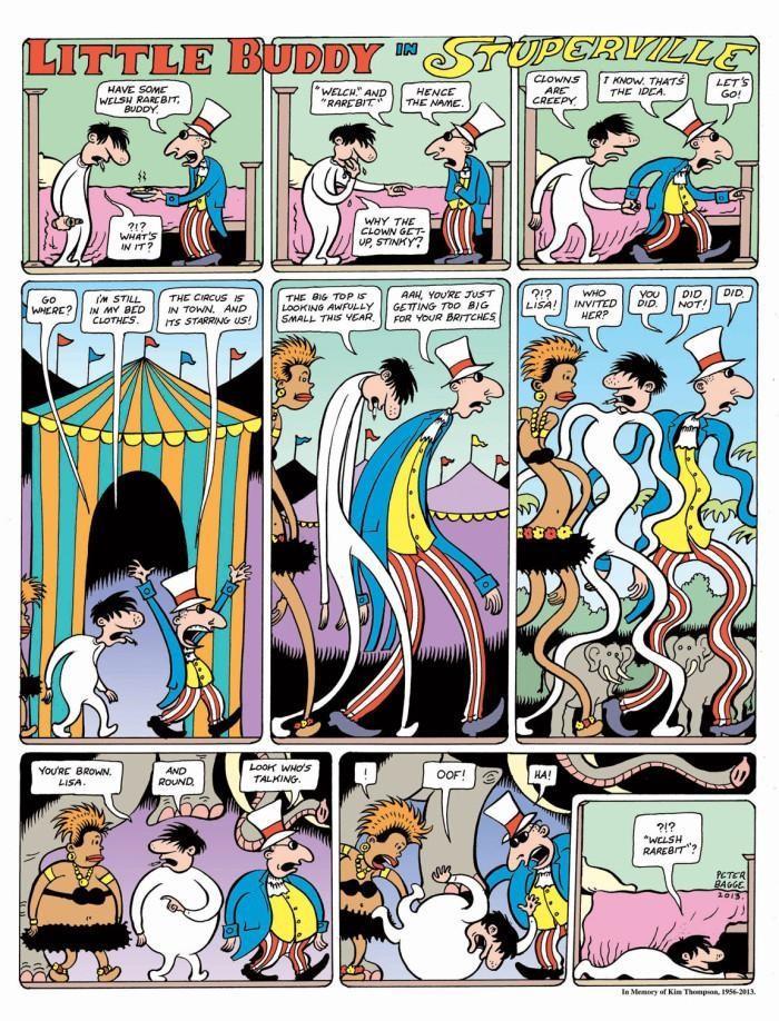 Remixing Slumberland 201 Peter Bagge, for example, plays with the visual language of McCay s most famous piece, the walking bed with extended legs (in figure five).