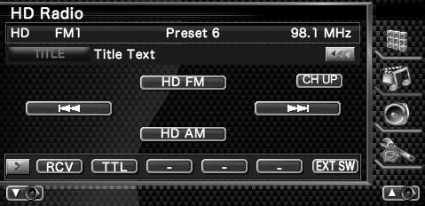 The mode is switched in the following order each time you touch the button. Display Setting "AUTO1" Tunes in a station with good reception automatically.
