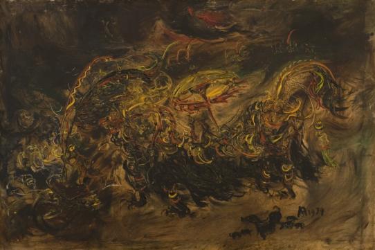 Te possible future works include te recognition of te painters of Indonesian paintings tat ave unique caracteristics suc as te well known Affandi. Fig. 6 sows a typical image of Affandi s artwork.