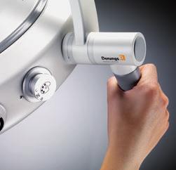 The handle can be sterilised. Minimised operating costs The absence of maintenance work reduces the maintenance costs: no wear parts, no light source replacement.