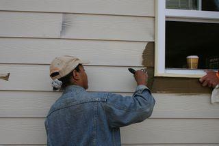 . CUT-IN AREAS ALSO INCLUDE THE SIDING TO THE SOFFIT, AROUND ANY VENTS, UTILITY