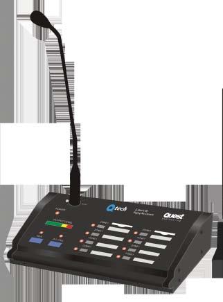 Q-MATRIX 88 Matrix Switcher ZONE 1 ZONE 2 ZONE 3 ZONE 4 Q-Matrix 88 is a 3 rack unit multi-zone paging and source selection system that offers unprecedented flexibility for multi-zone paging and