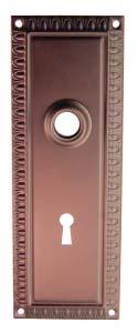 doorknobs Without keyholes (B) or with keyholes (K) 2 1/4 hub to keyhole spacing 2 3/8 X 7 5/8 8768-PB polished brass 8768-PL lacquered brass 8768-PN