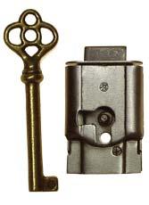 6534 1 wide, 1 1/2 tall, 5/16 thick Selvedge to key pin: 3/4 Polished steel