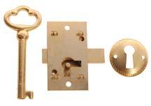 steel With key Half-mortise lock for drawers and left-hand cabinet doors edium