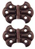 HINGES Removable pin 1563-PB polished brass 1563-AC antique copper 1563-PN polished nickel