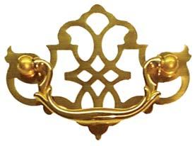 Available with or without lacquer PERIOD DRAWER PULLS 1173-PB polished brass 1173-PL