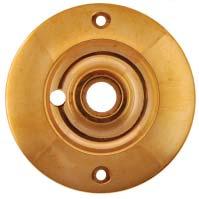 Complementary roses for privacy or passage function Can be used on standard pre-drilled doors forged doorknob roses 3 1/4 diameter For privacy