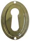 1203-PB 2 3/8 X 2 1/4 Wrought brass Chased plate