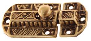 1/8 X 1 3/4 Catch: 1/2 X 1 3/4 Highest quality solid brass die cast latches For cabinet doors 1283-PB