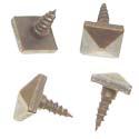 Phillips brass wood screws Sold in bags of 20 1013-AC antique copper Head: 5/16 X 5/16 Threaded part: 3/4 long Iron, antique copper finish Square head Screws 1006-PB polished brass 1006-PN polished