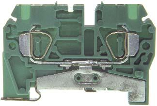 Spring clamp terminal overview Spring clamp terminals to mounting rails 35mm according to
