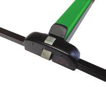 Finishes PHTM0 Single Point Motorised Touch Bar Latch Powder coated finishes Silver EPS (20) Black with Green cross arm BGN (81) Plated finishes Satin Stainless Steel Plated SSSP (44) Touchclean