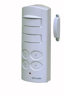 Alarms and Transformers Emergency Exit Alarm: EAMA10 Description Self-contained and powered by 4 AA batteries Alarm sounds after 10 seconds when door is opened Gives audible indication of