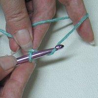 Working The Chain Stitch This is the way most books tell