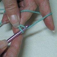 Here is an alternate way to make the chain stitch. This works particularly well for people who have difficulty with their hands, wrists, and arms.