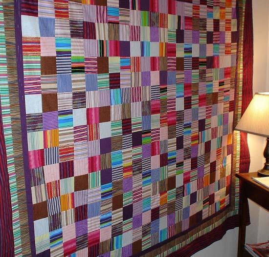Last But Not Least Simple 2.5 Patchwork One of my favorite things to do with jelly rolls is simply to create a beautiful patchwork quilt top. Using strip piecing, it s really easy.
