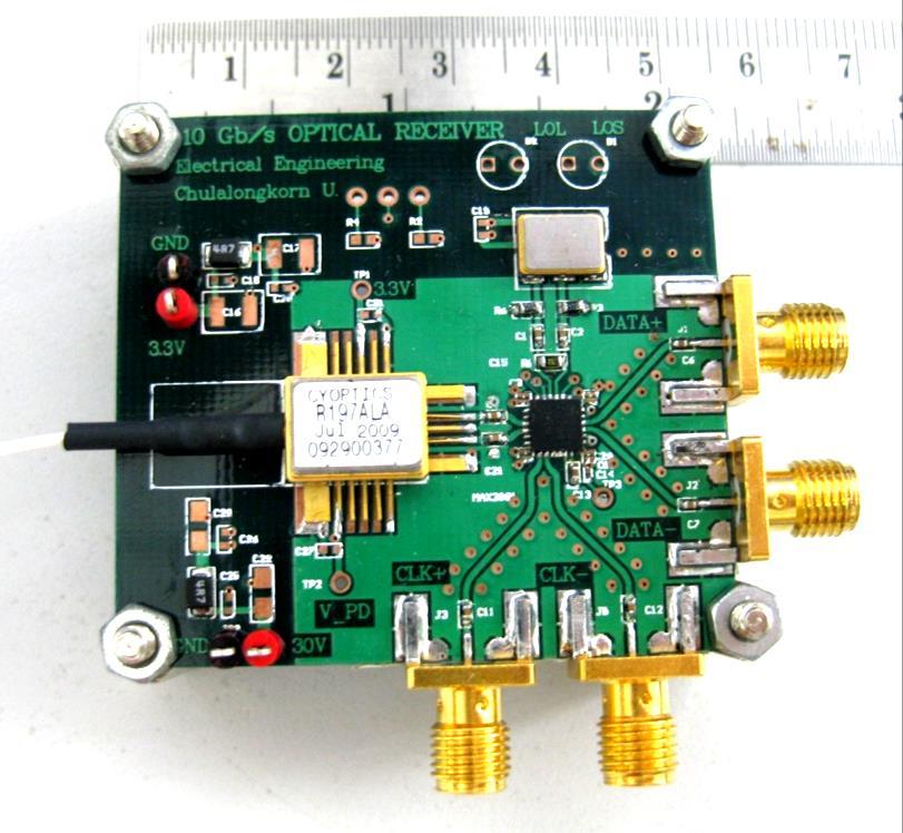 10 Gb/s Optical Receiver Prototype REF Clock 155.