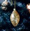 01 20 % OFF All Decorations Glamour Metallic baubles, sparkling gold ornaments,
