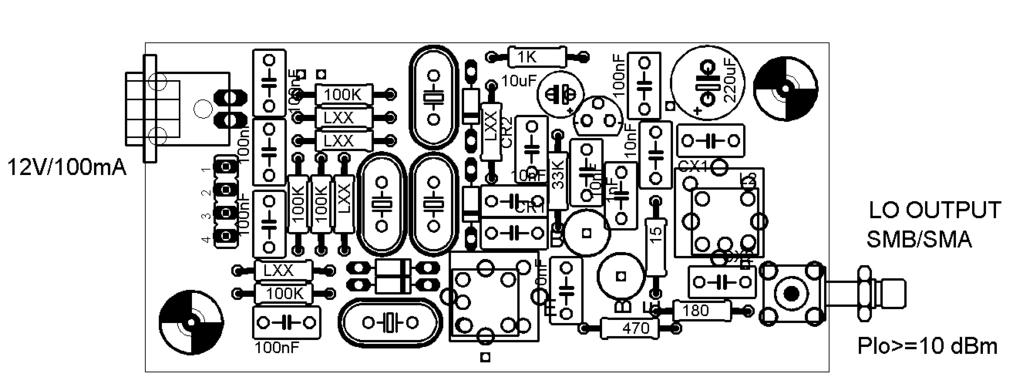 PCB and parts placement