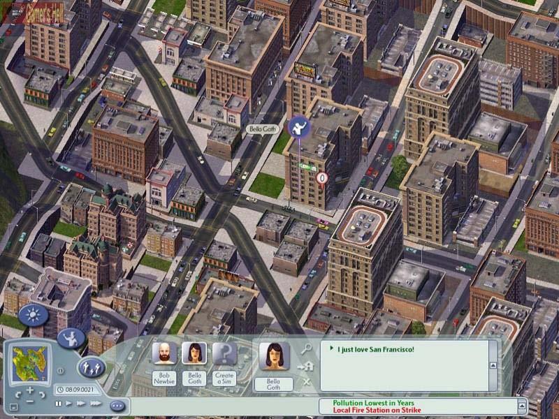 Innovation vs. Familiarity Screen shot of SimCity 4.