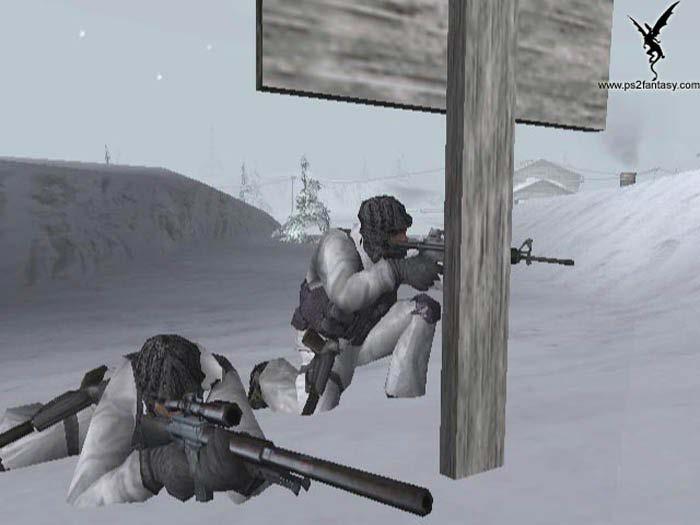 Violence vs. Isolation Screen shot from SOCOM: US Navy Seals.