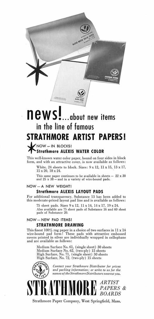 Below: Strathmore Blank Cards