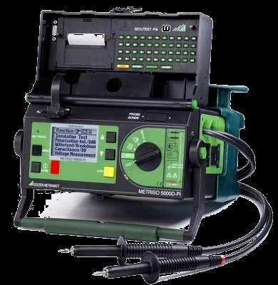Fully programmable step voltage and withstanding voltage test functions to assist in diagnosing faults in insulation.