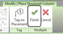 Revit Structure 2014 Basics Repeat to place columns at C2, C3, and C4 by performing the following steps: 1. Select At Grids. 2. Hold down the CTL key. 3.