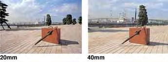 If the focal length is kept the same, the depth of field gets deeper (the range in which the subject is sharp gets wider) as the aperture is stopped down, and it gets shallower (the range in which