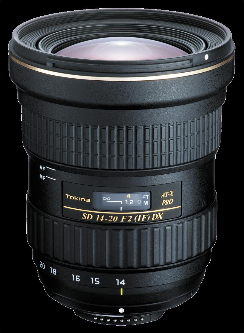Tokina gives you a new lens that is called AT-X 14-20mm. The lens covers 14mm to 20mm of focus distance (21mm-30mm for full frame cameras) and can be regarded as short zoom lens.