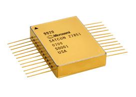 Products 9920/9940 Hybrid Space-Qualified XO and VCXO Microsemi s hybrid oscillators are ideal for space-qualified applications requiring minimal size, weight, and power.